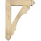Ekena Millwork Olympic Arts and Crafts Rough Sawn Bracket w/ Offset Brace, Douglas Fir, 6"W x 22"D x 30"H BKT0604X22X30OLY03RDF - alternate 3